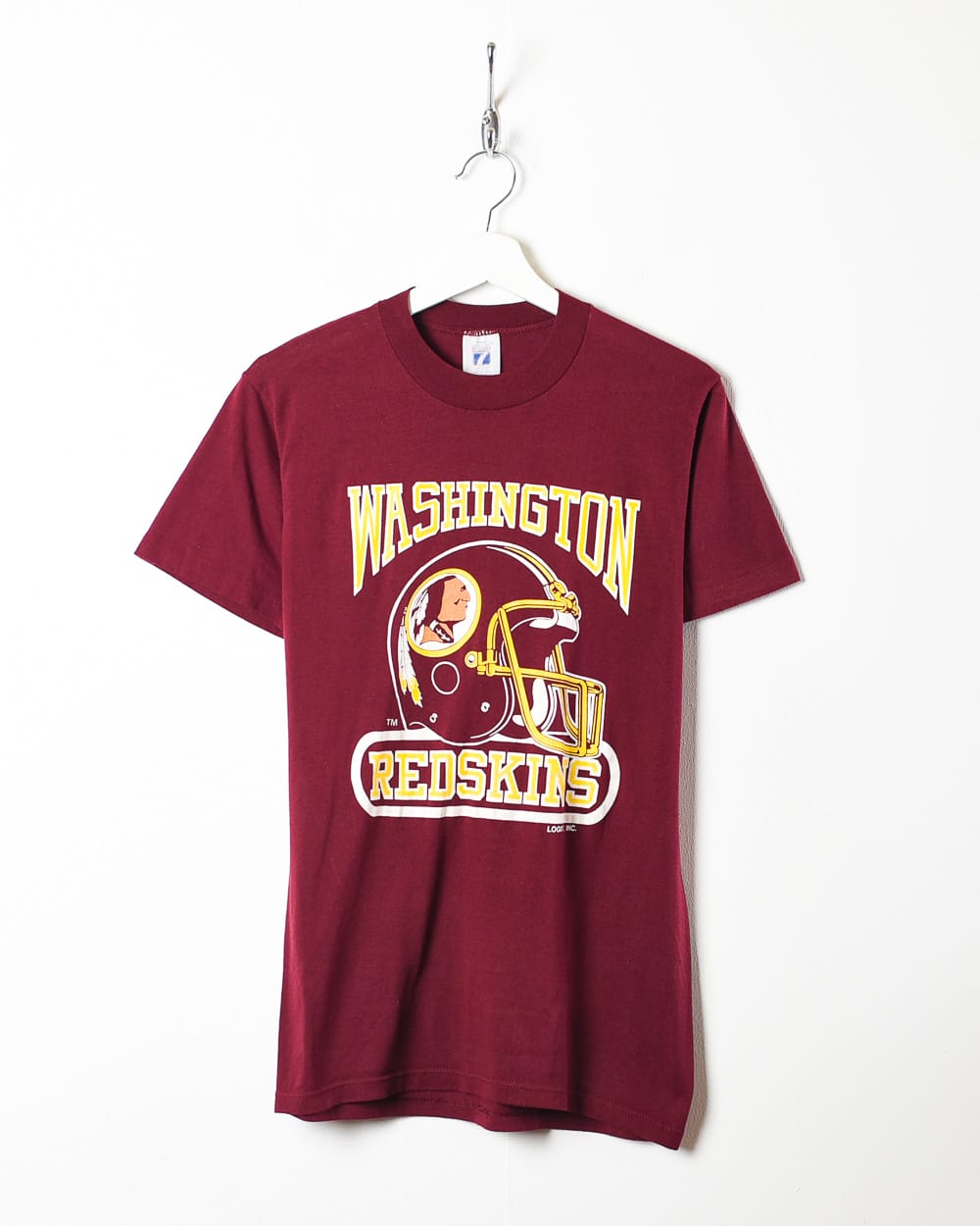 Logo 7 NFL Washington Redskins Single Stitch T-Shirt - Small - Domno Vintage