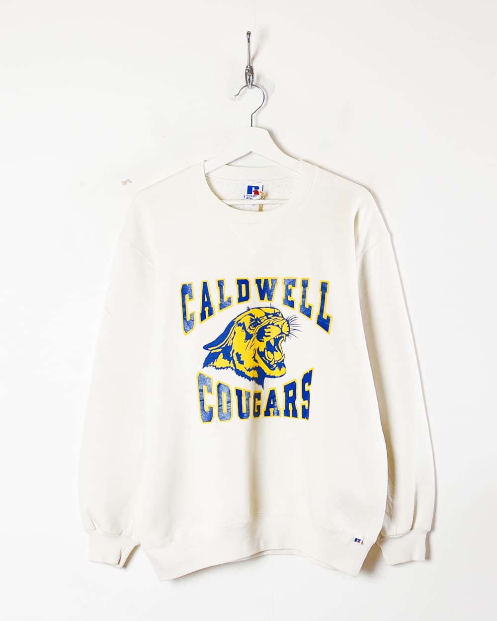 Russell Athletic Caldwell Cougars Sweatshirt - Small - Domno Vintage