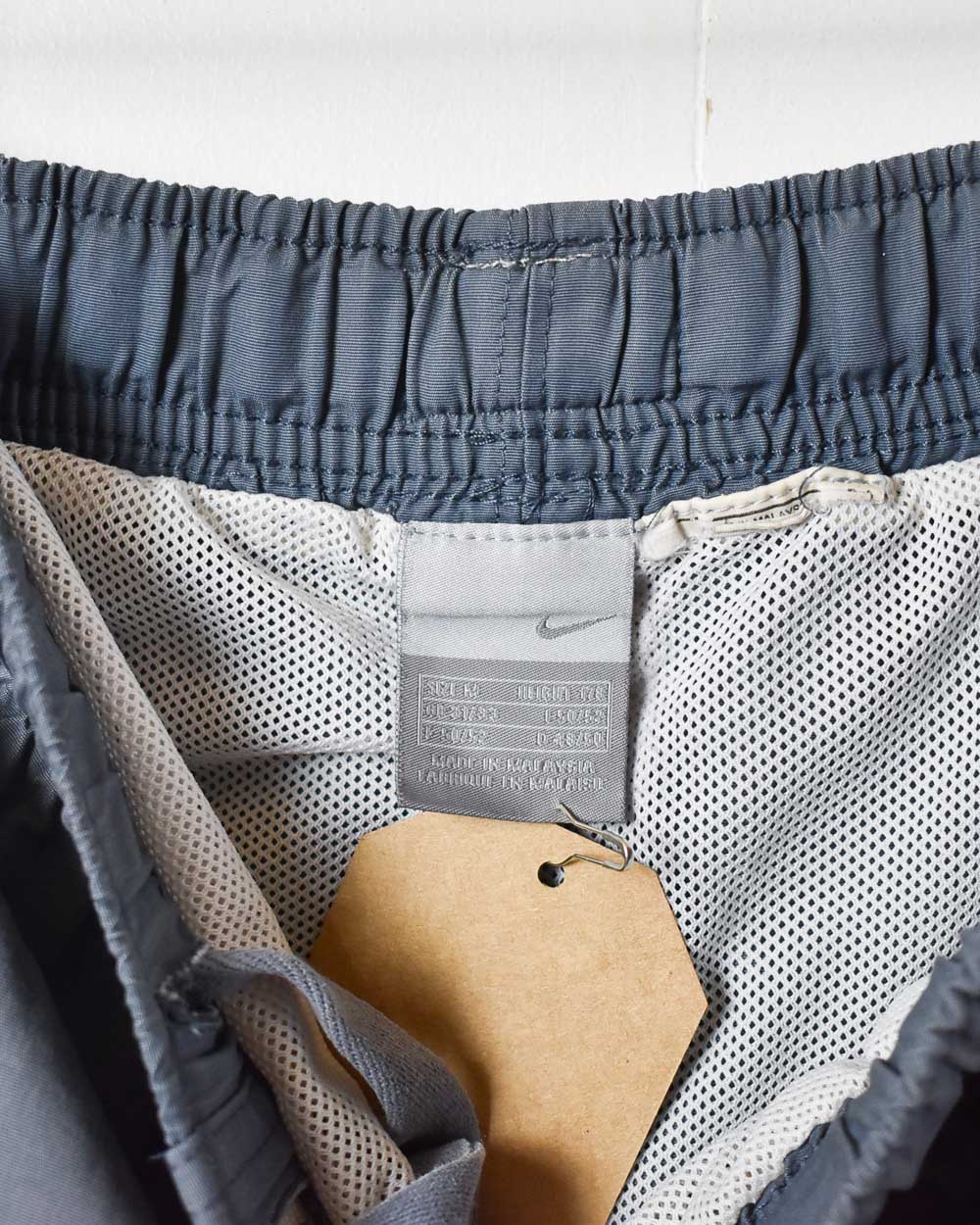 Grey Nike Mesh Shorts - Medium