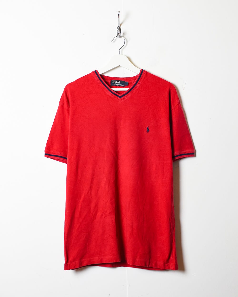 Red Polo Ralph Lauren T-Shirt - Large