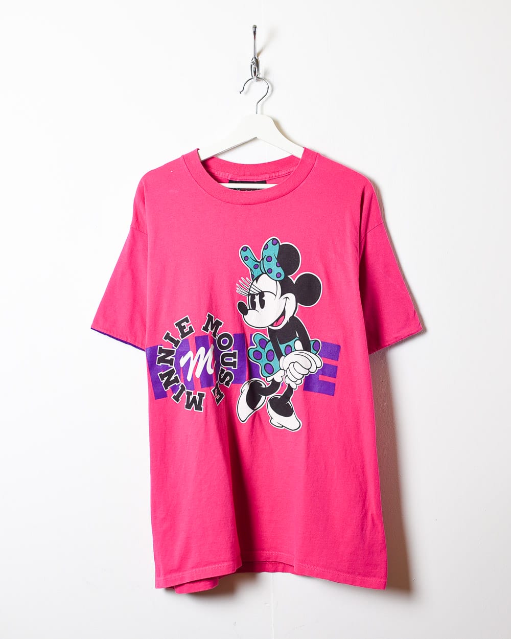 Vintage on sale Disney Designs Big Minnie Mouse Pink Tee