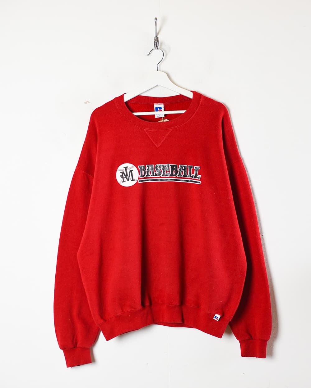 Russell Athletic Baseball Sweatshirt - X-Large - Domno Vintage