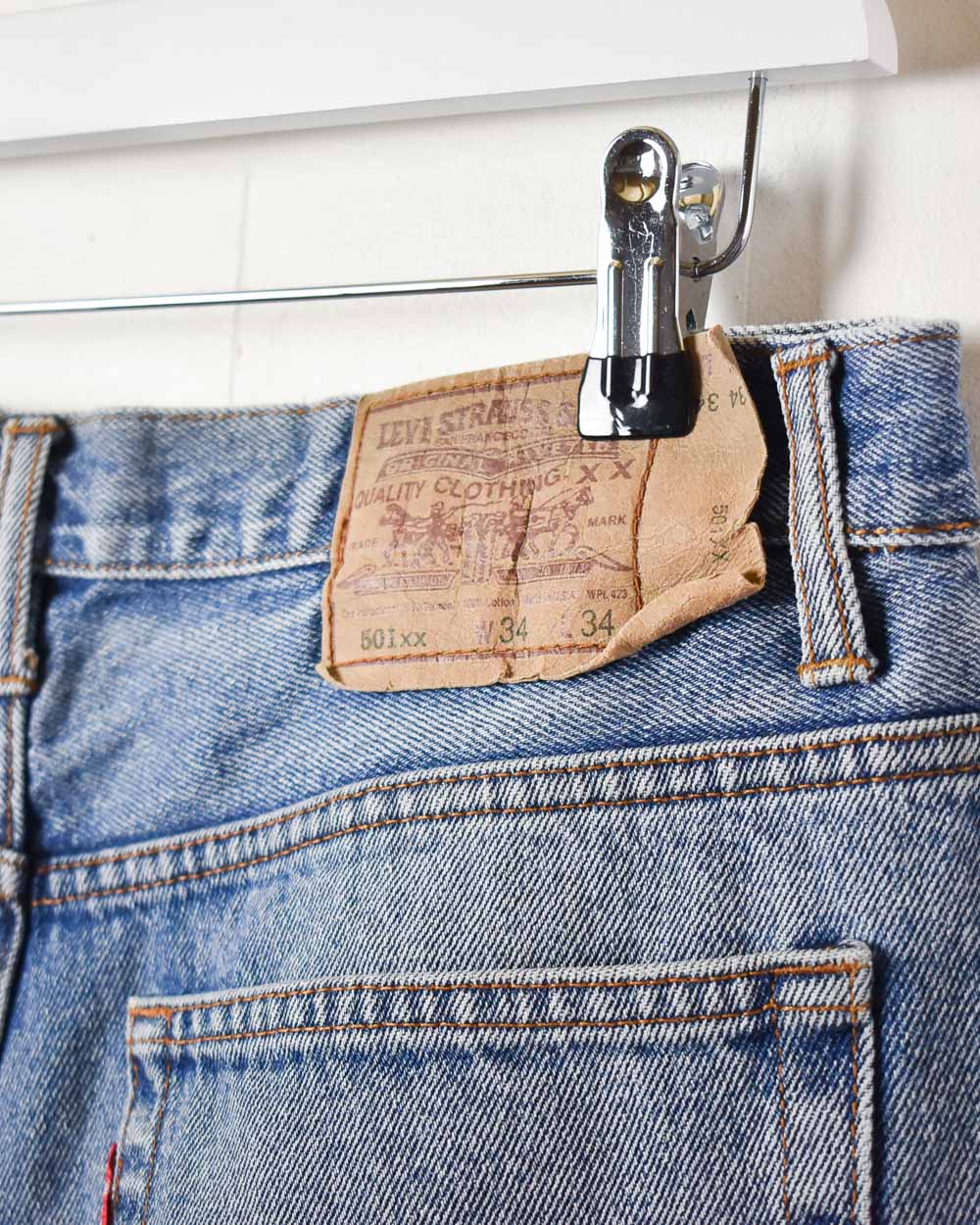 Blue Levi's 501xx Jeans - W32 L30