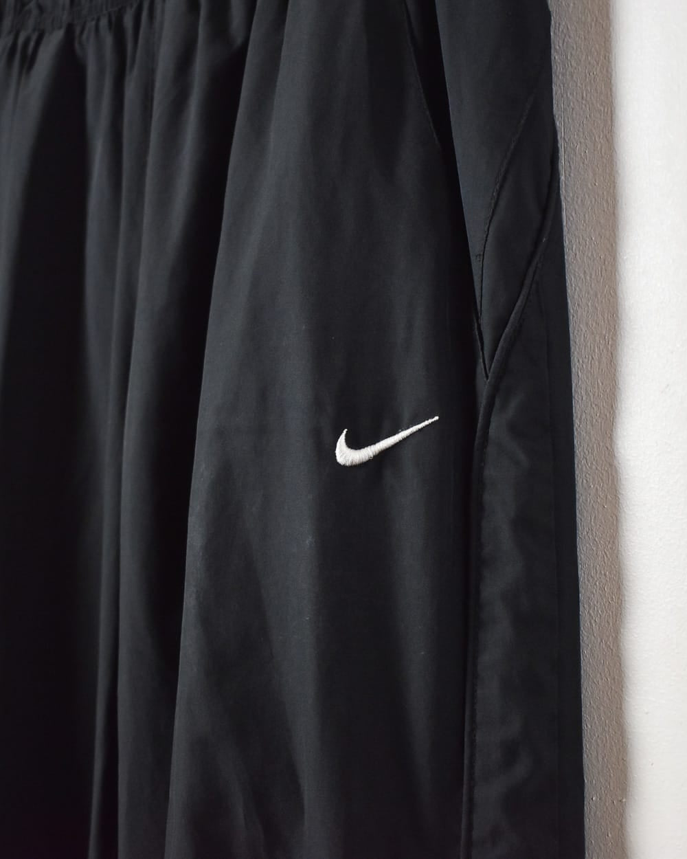 Black Nike Tracksuit Bottoms - Large