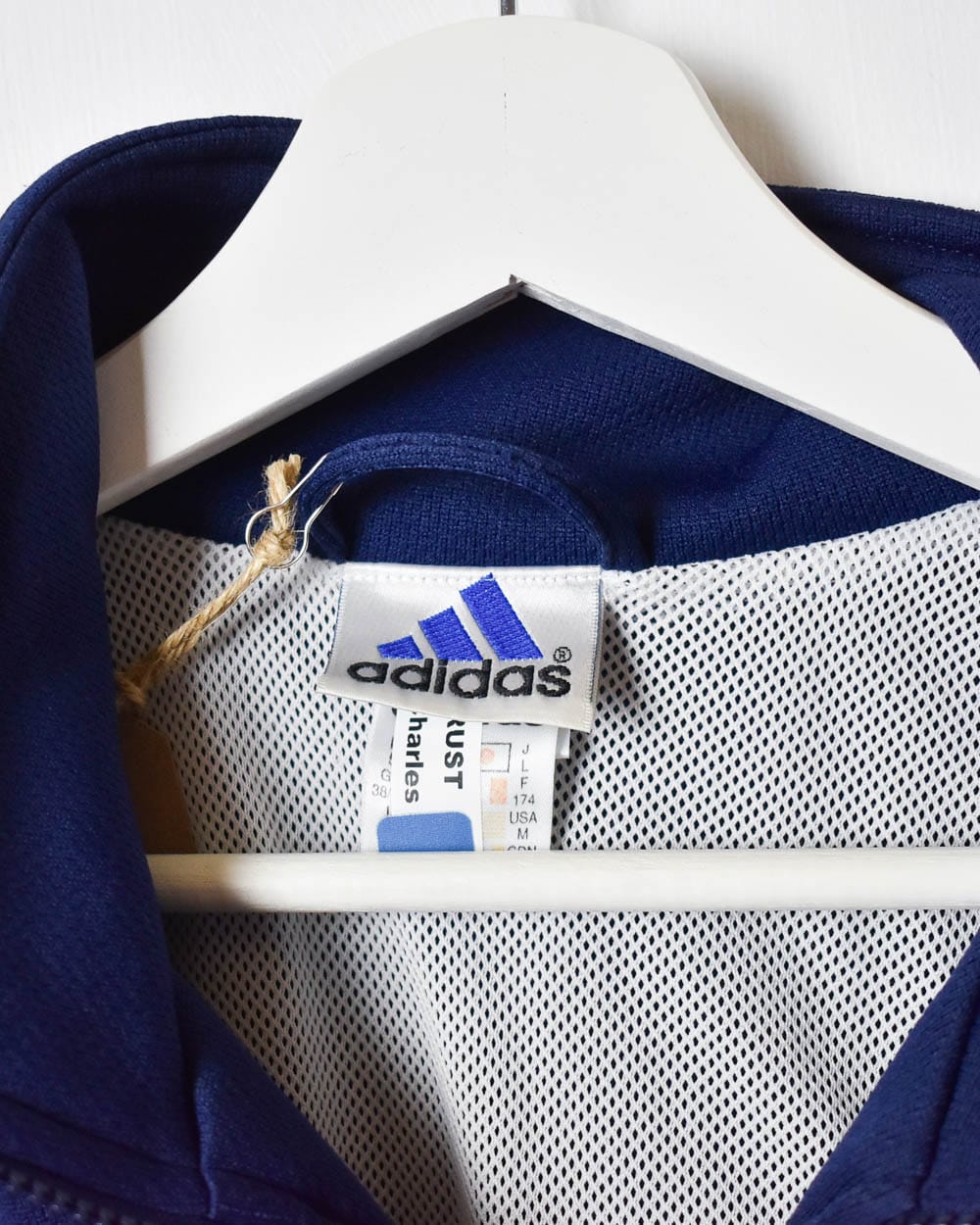 Navy Adidas Jacket - Medium