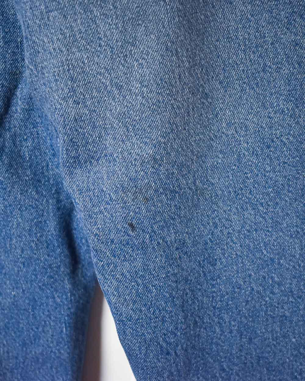 Blue Carhartt Flannel Lined Carpenter Jeans - W40 L28