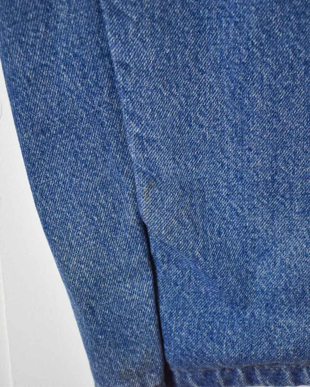 Blue Carhartt Flannel Lined Carpenter Jeans - W40 L28