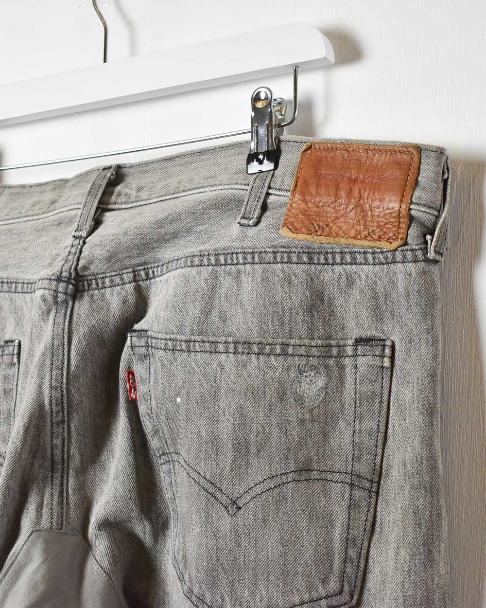 Grey Levi's 501 Jeans - W40 L28