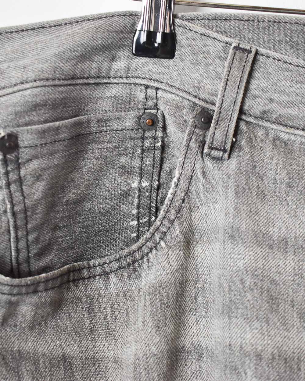 Grey Levi's 501 Jeans - W40 L28