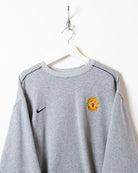 Stone Nike Manchester United Warmup Sweatshirt - X-Large