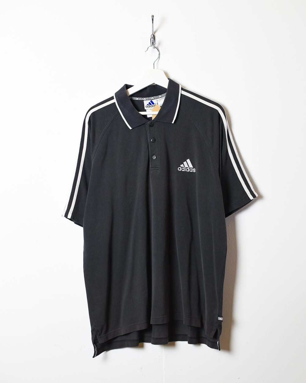 Black Adidas Polo Shirt - Large
