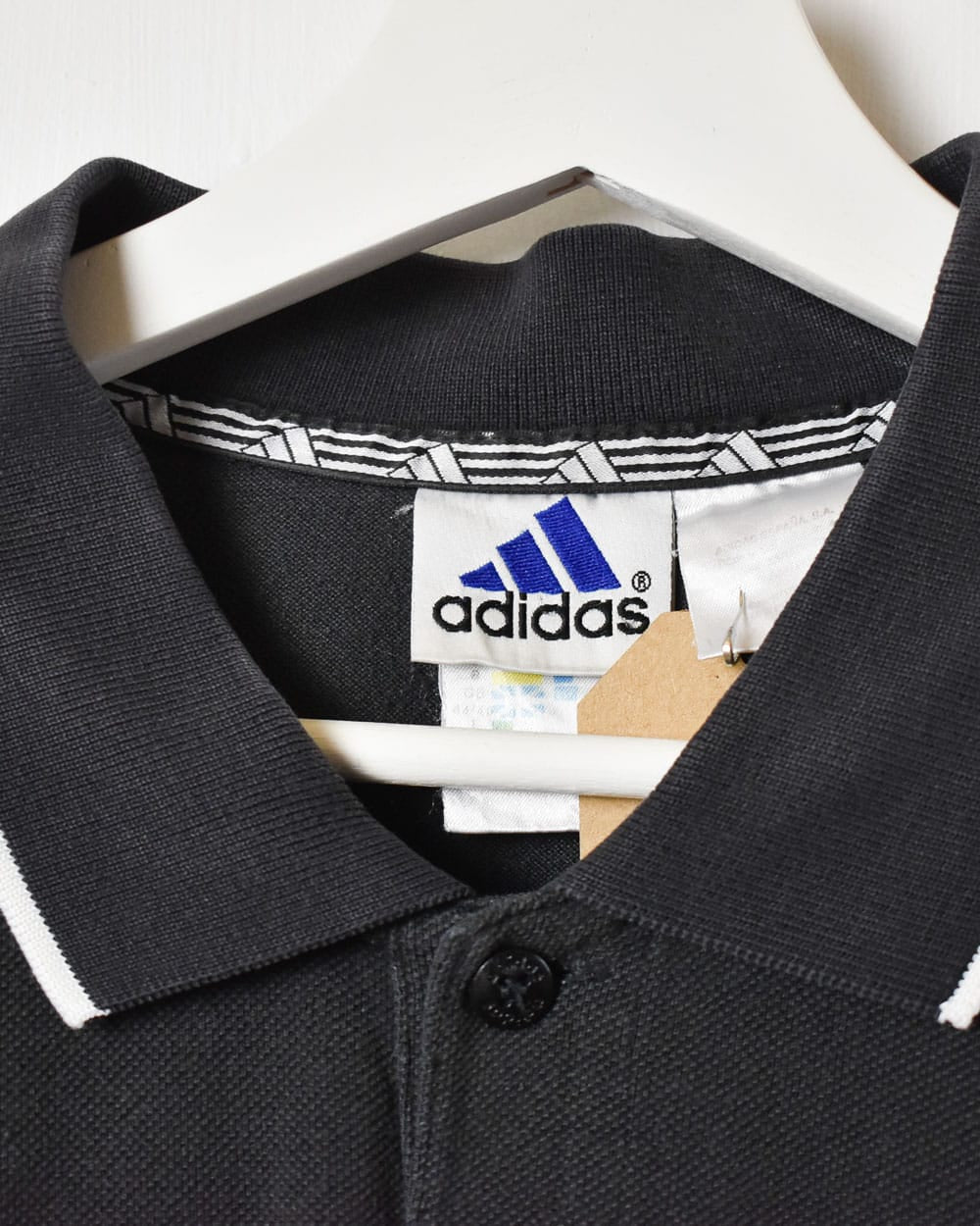 Black Adidas Polo Shirt - Large