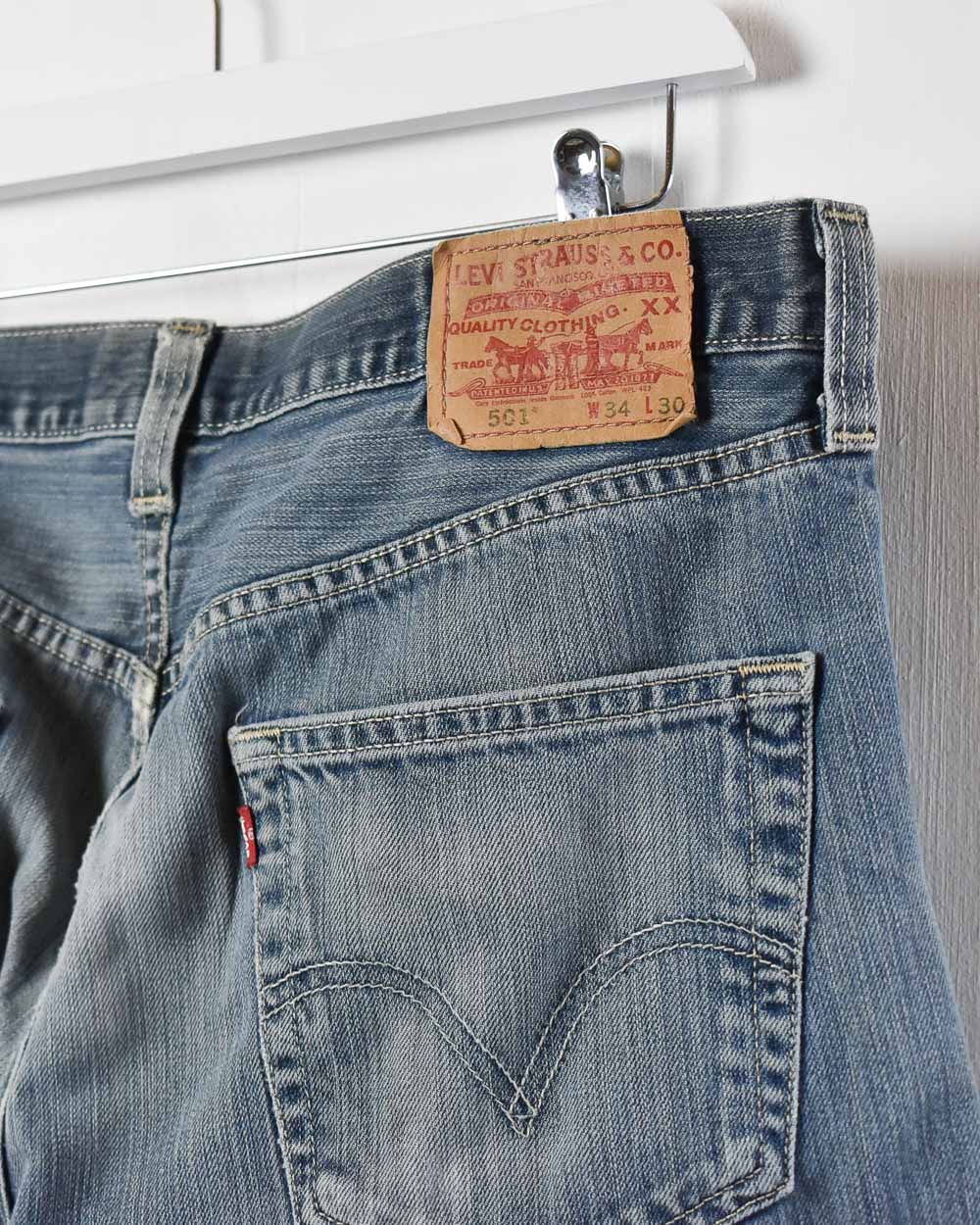 Blue Levi's 501 Jeans - W36 L30