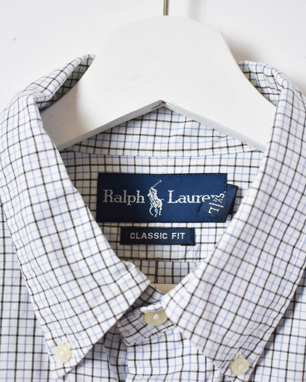 Blue Polo Ralph Lauren Checked Shirt - Large