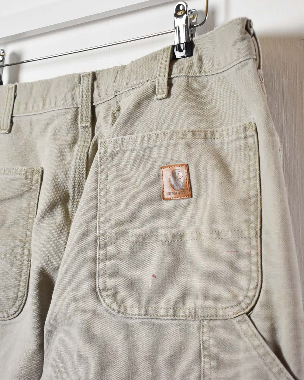 Stone Carhartt Carpenter Jeans - W34 L29