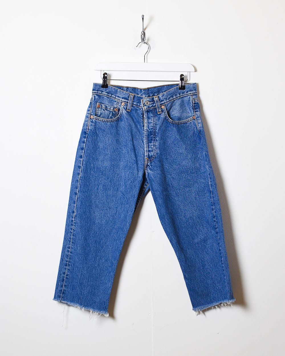 Blue Levi's 540 Cut Off Jeans - W30 L21