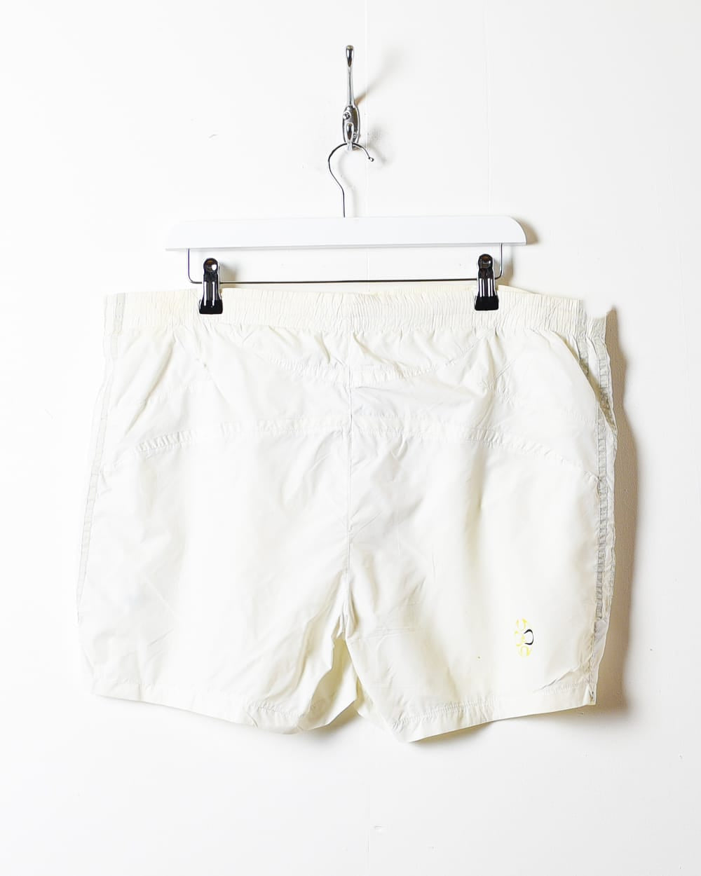 White Adidas Mesh Shorts - Large