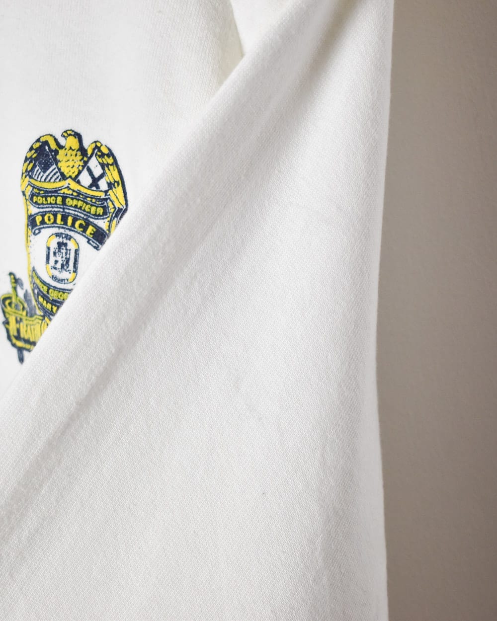 White Fraternal Order Of Police Sweatshirt - Small