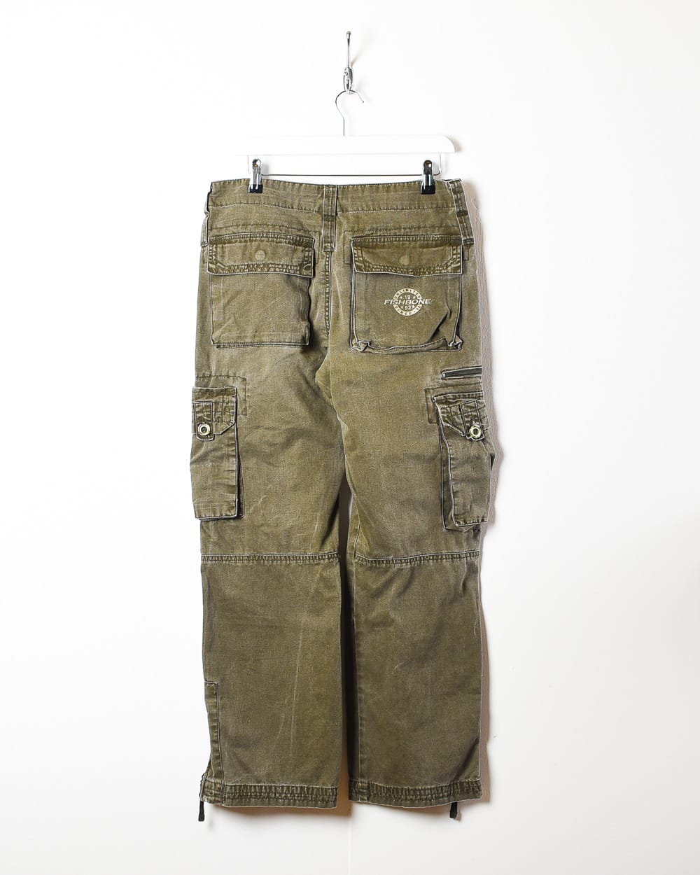 Fishbone Cargo Jeans - Small - Domno Vintage