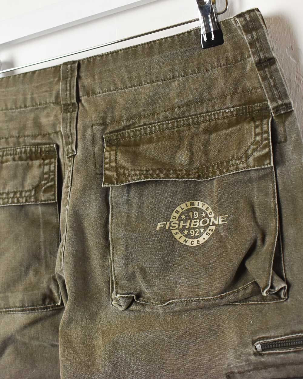 Fishbone Cargo Jeans - Small - Domno Vintage