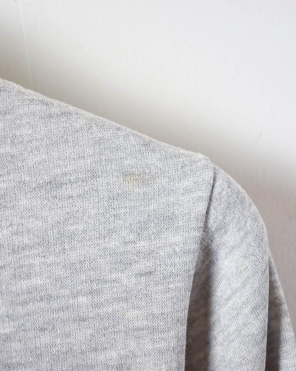 Stone Nike 1/4 Button Down 80s Sweatshirt - XX-Small