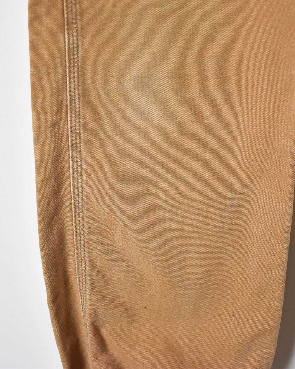 Neutral Carhartt Union Made Heart Cuffed Carpenter Jeans - W34 L31