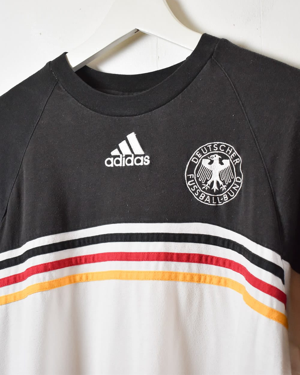 White Adidas Germany 1998/99 Training T-Shirt - Large