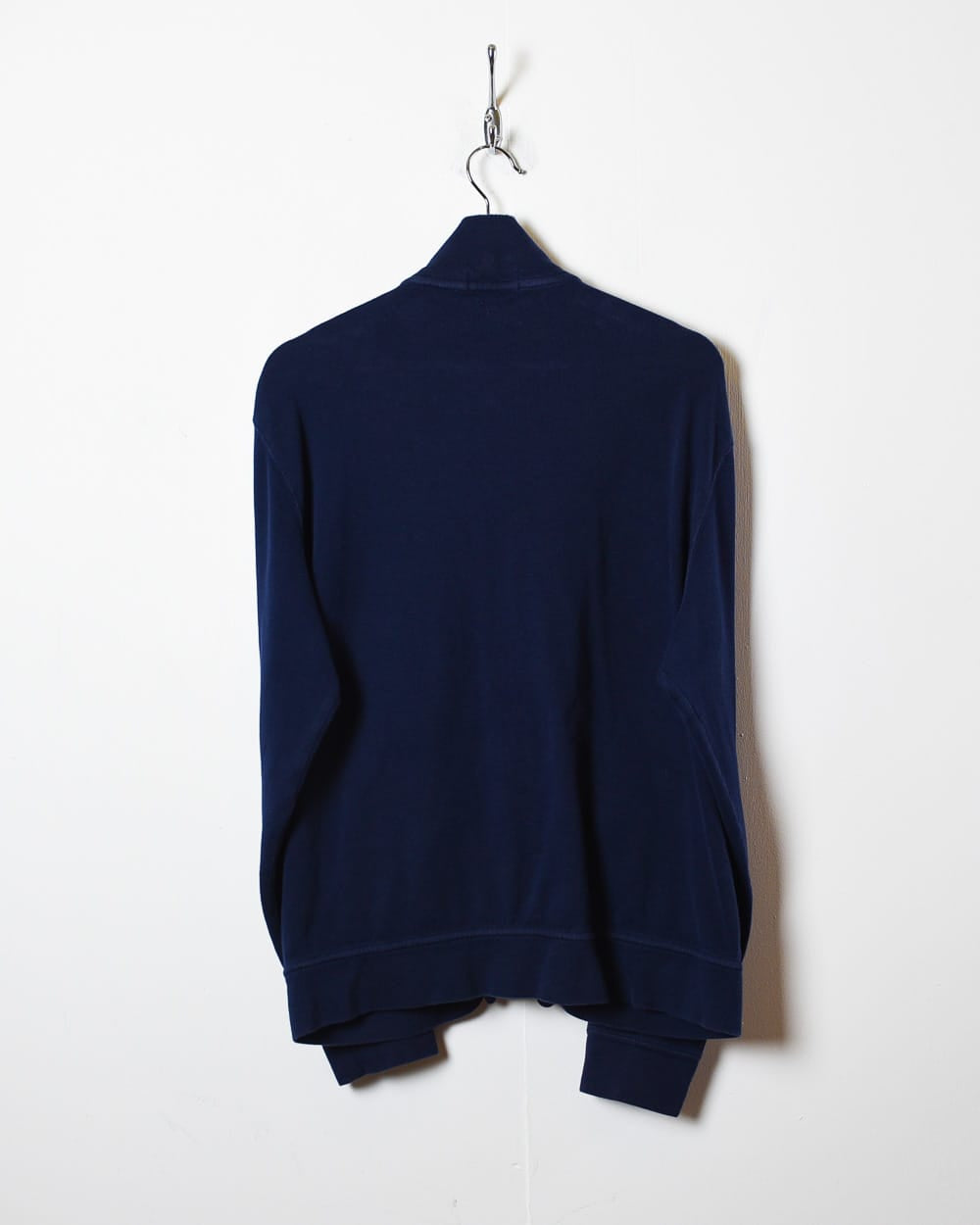 Navy Polo Ralph Lauren Zip-Through Sweatshirt - Medium