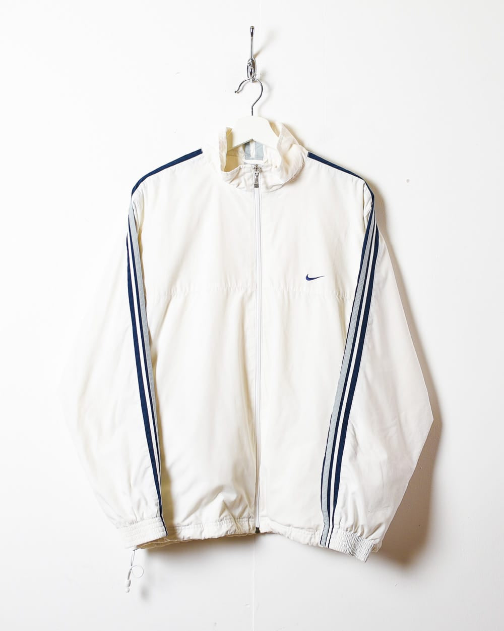 White Nike Windbreaker Jacket - Large