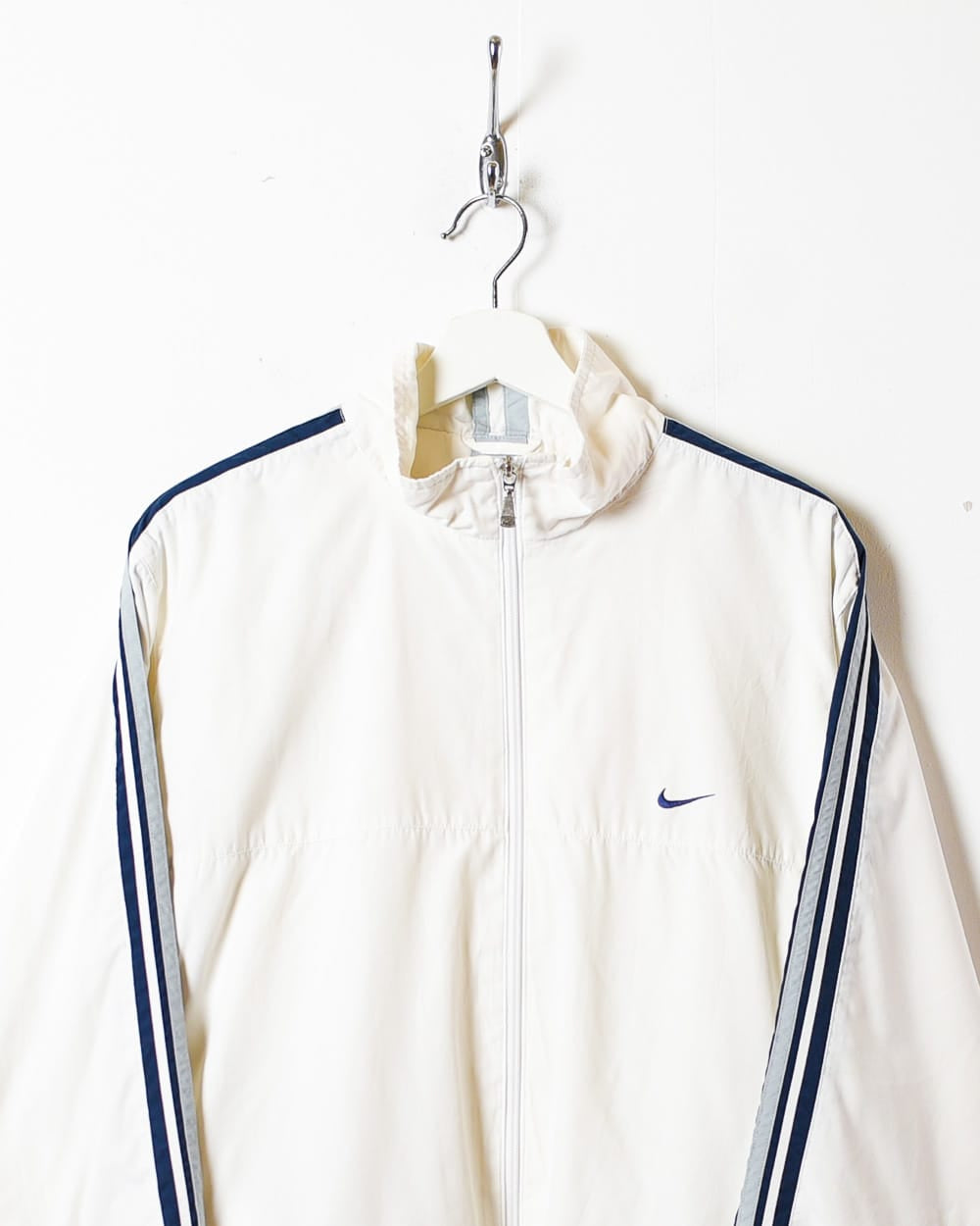 White Nike Windbreaker Jacket - Large