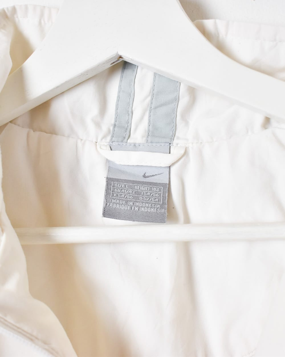White Nike Windbreaker Jacket - Large