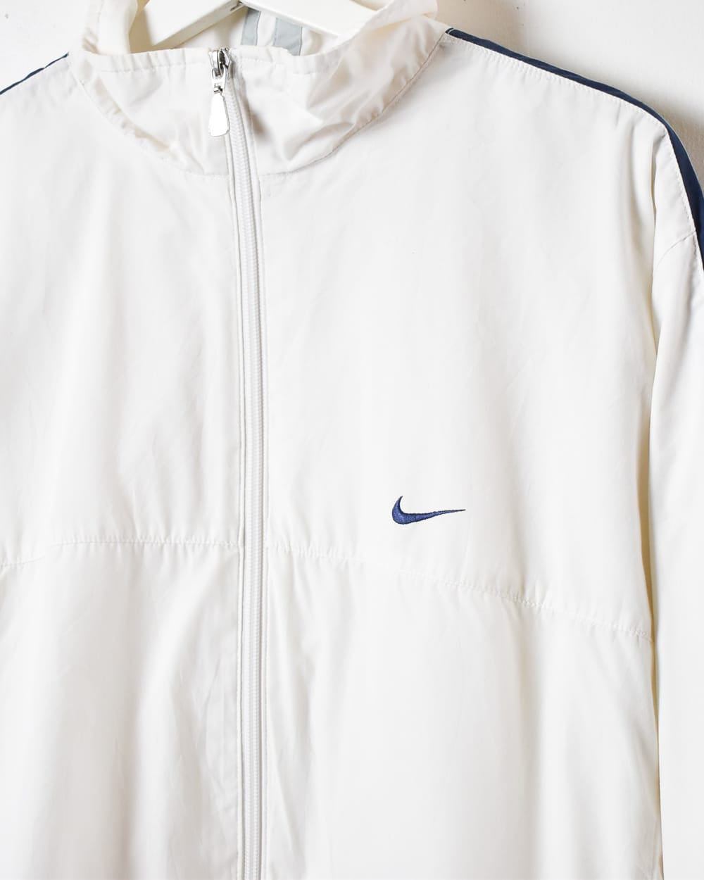White Nike Windbreaker Jacket - Large