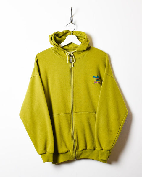 Vintage 90s Green Adidas Zip-Through Hoodie - Small Cotton mix– Domno  Vintage