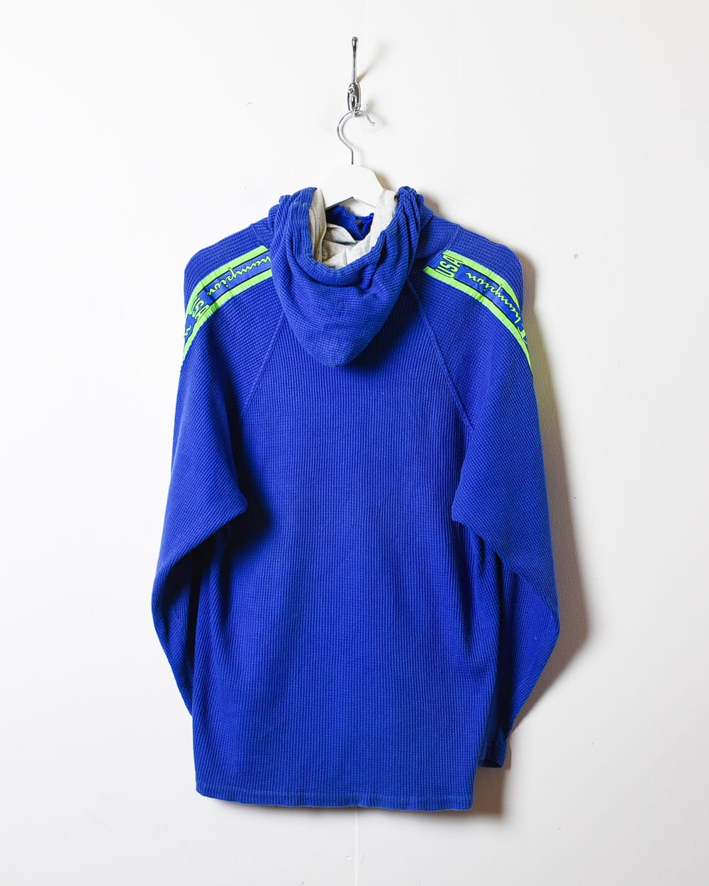 Blue Champion Textured Hoodie - Small