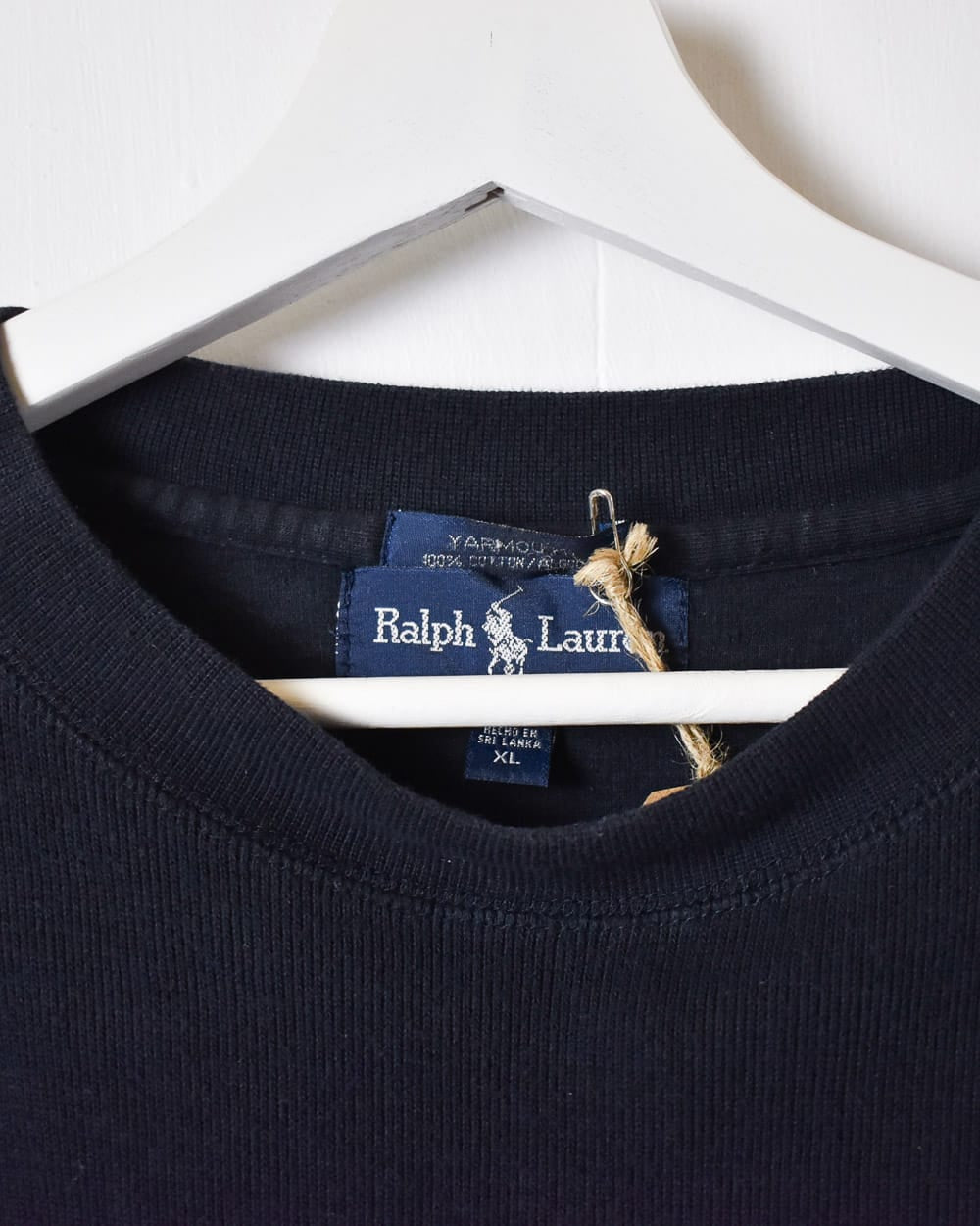 Navy Polo Ralph Lauren Sweatshirt - Large