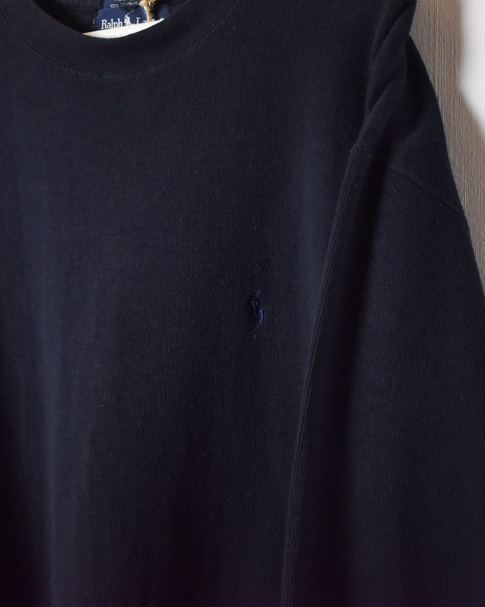 Navy Polo Ralph Lauren Sweatshirt - Large