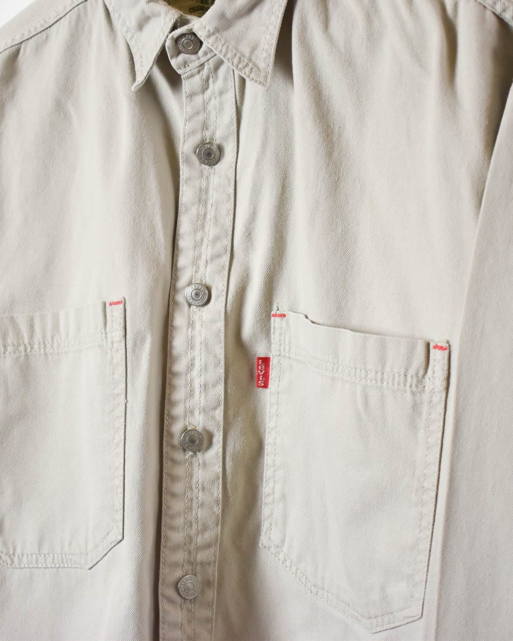 Neutral Levi's Denim Shirt - Large