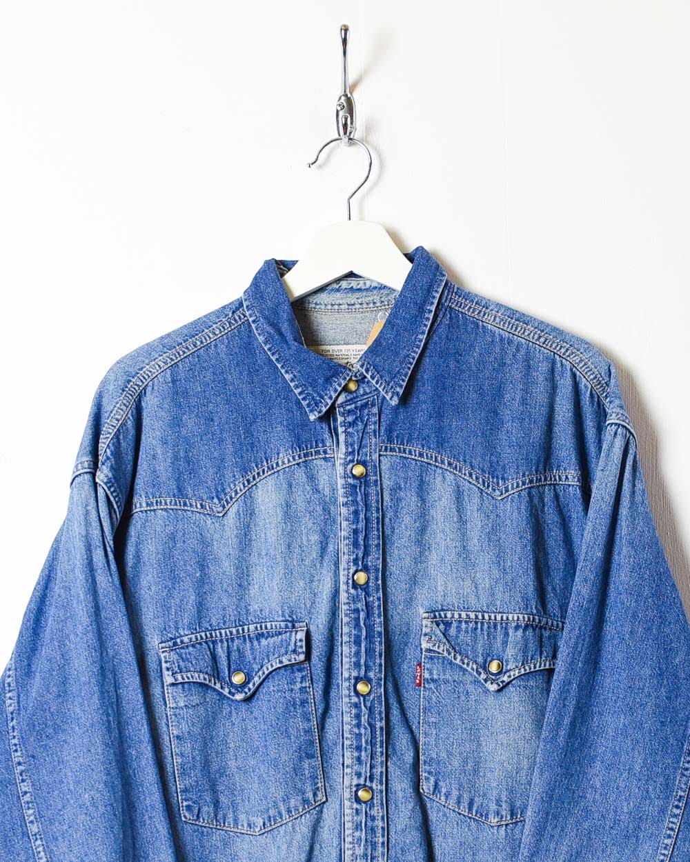 Blue Levi's Denim Shirt - Large