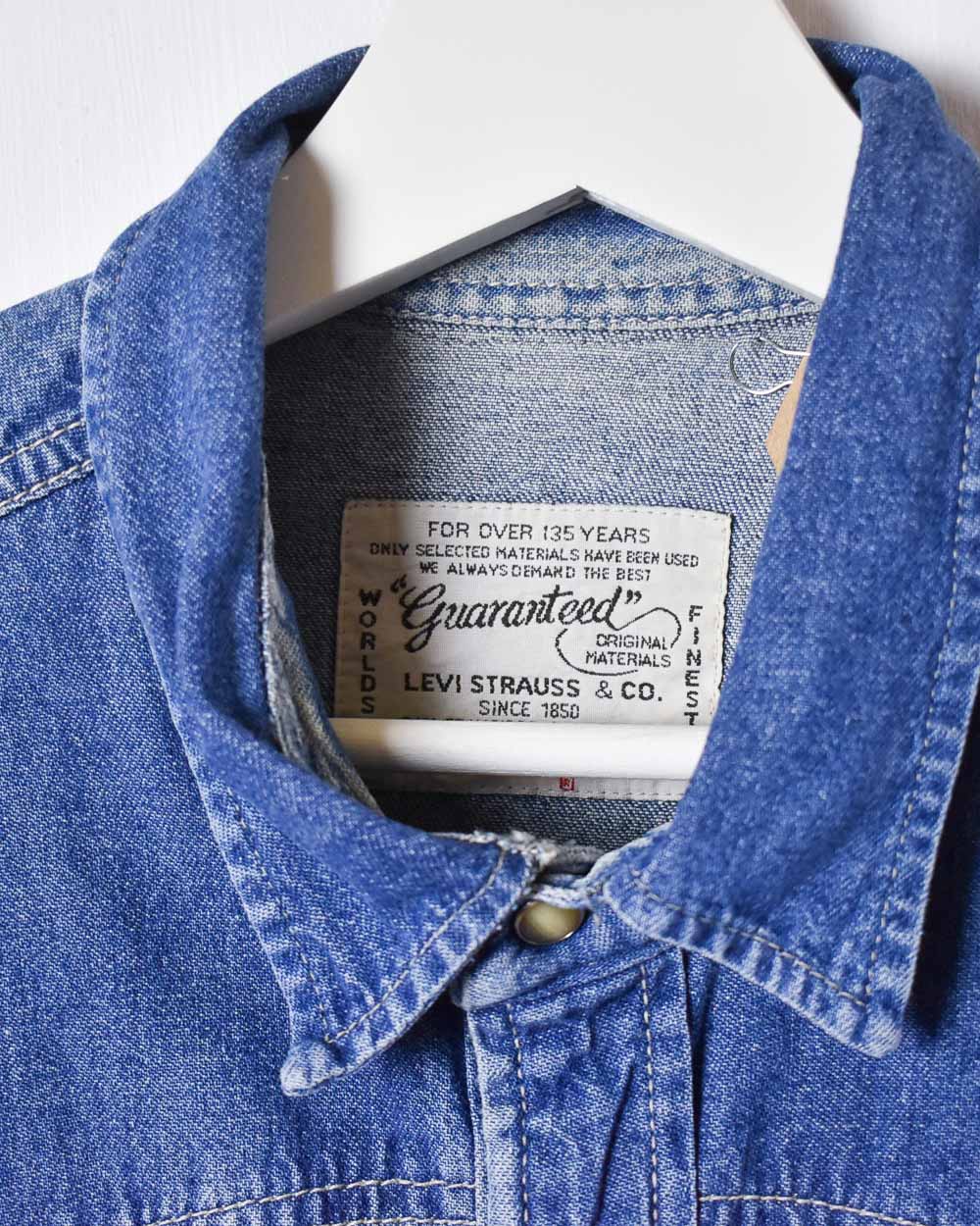 Blue Levi's Denim Shirt - Large