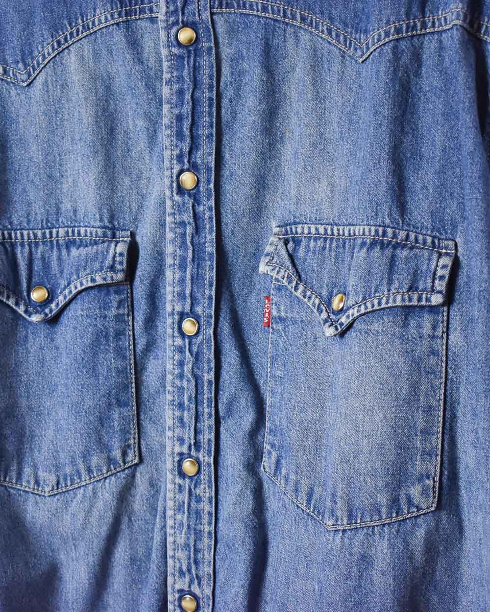 Blue Levi's Denim Shirt - Large