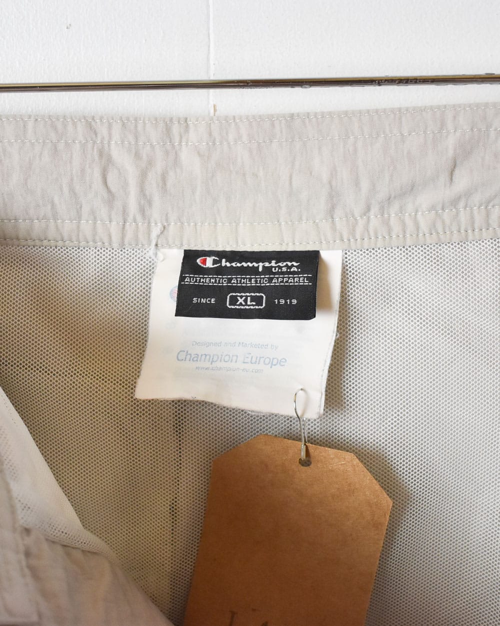 Neutral Champion Mesh Shorts - Large