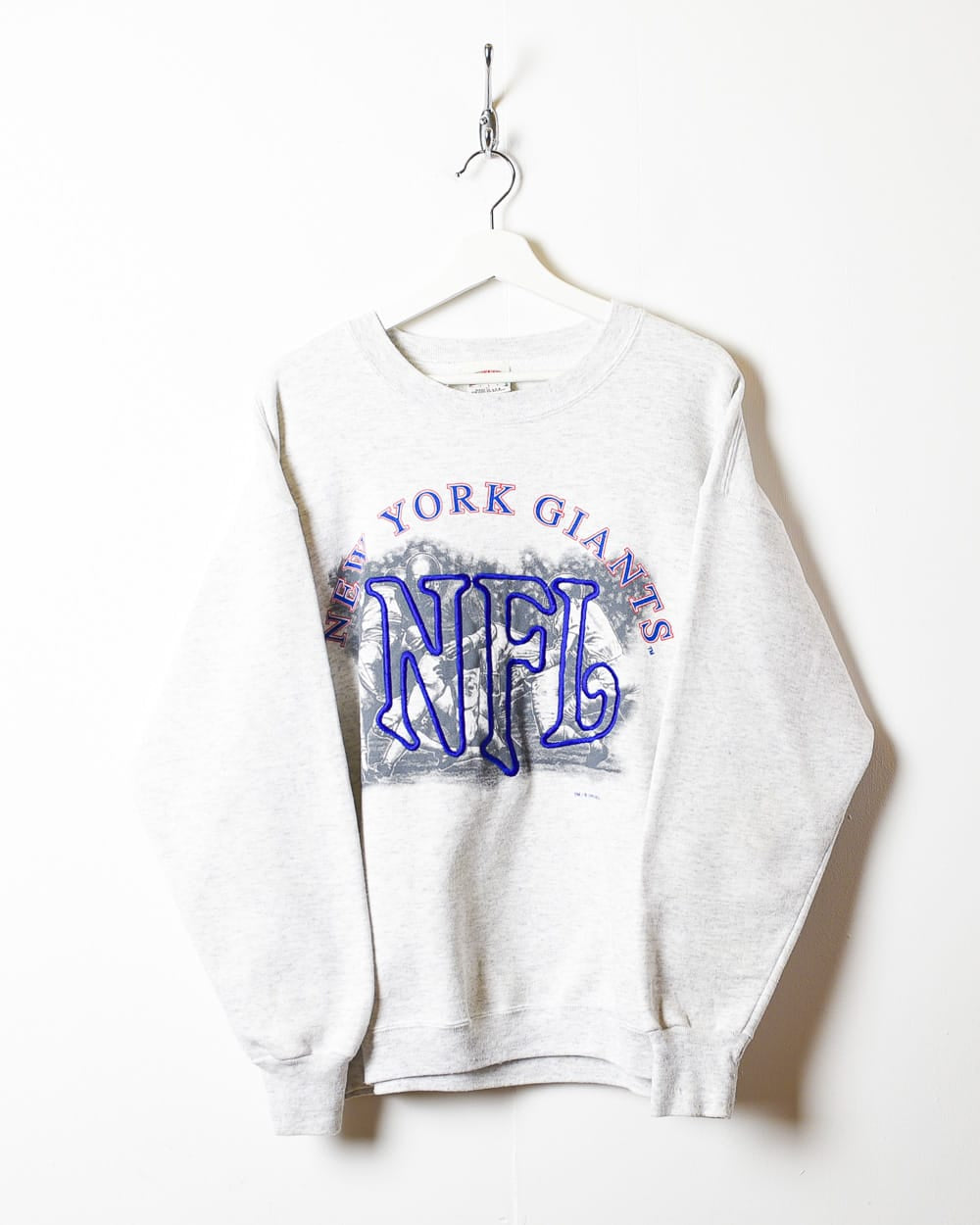 Vintage 90s Stone Nutmeg NFL New York Giants Sweatshirt - Medium Cotton