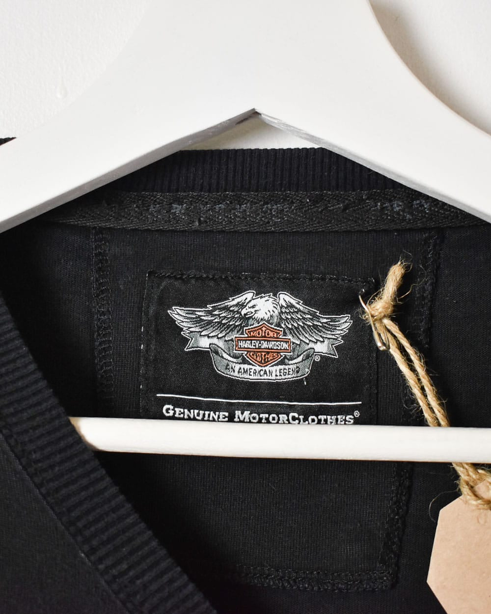 Black Harley Davidson Long Sleeved T-Shirt - Large