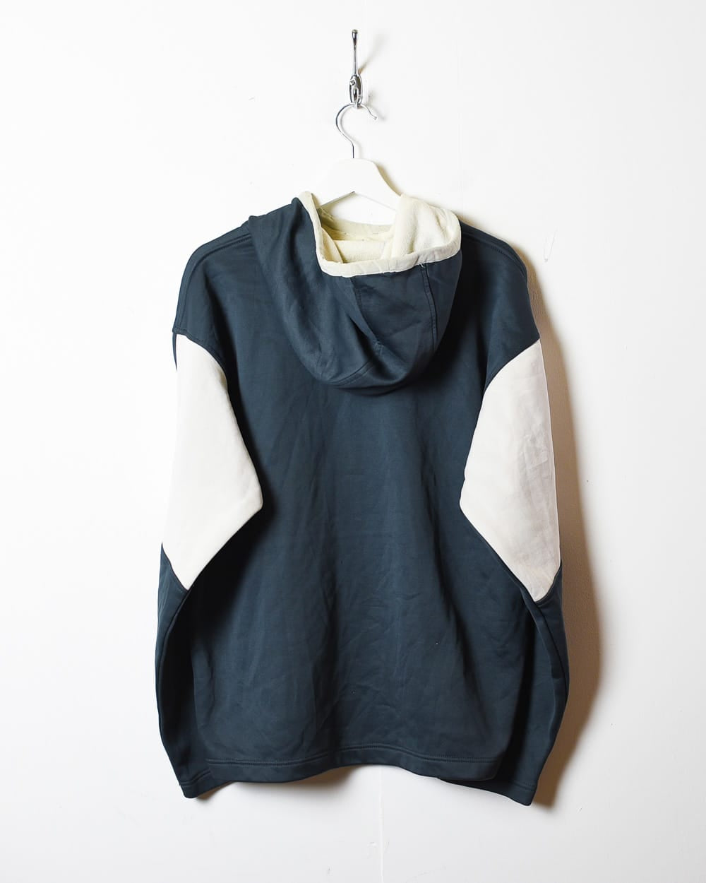 Navy Adidas High Neck Hoodie - Large