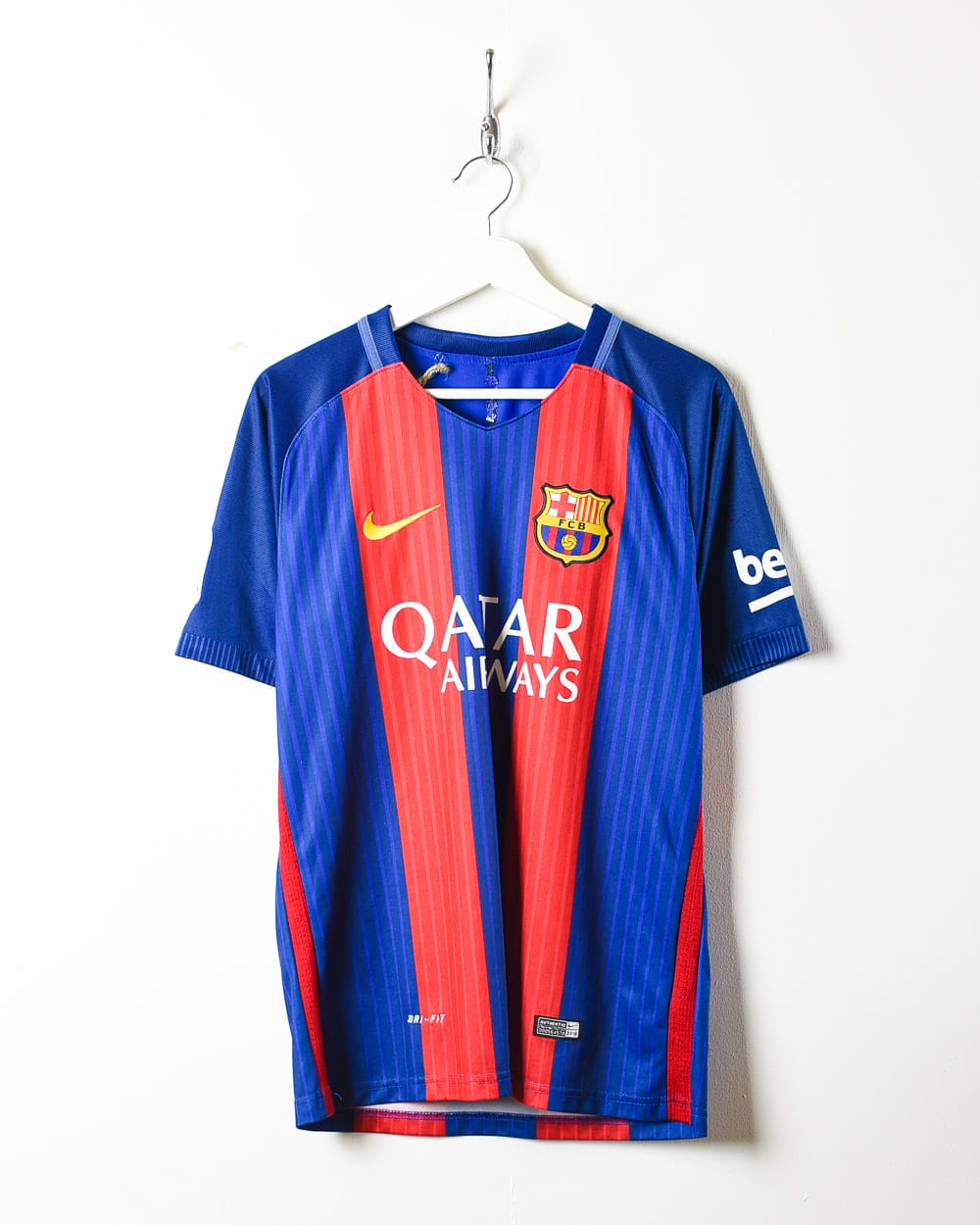 Nike FC Barcelona 2016/17 Home Football Shirt - Small - Domno Vintage