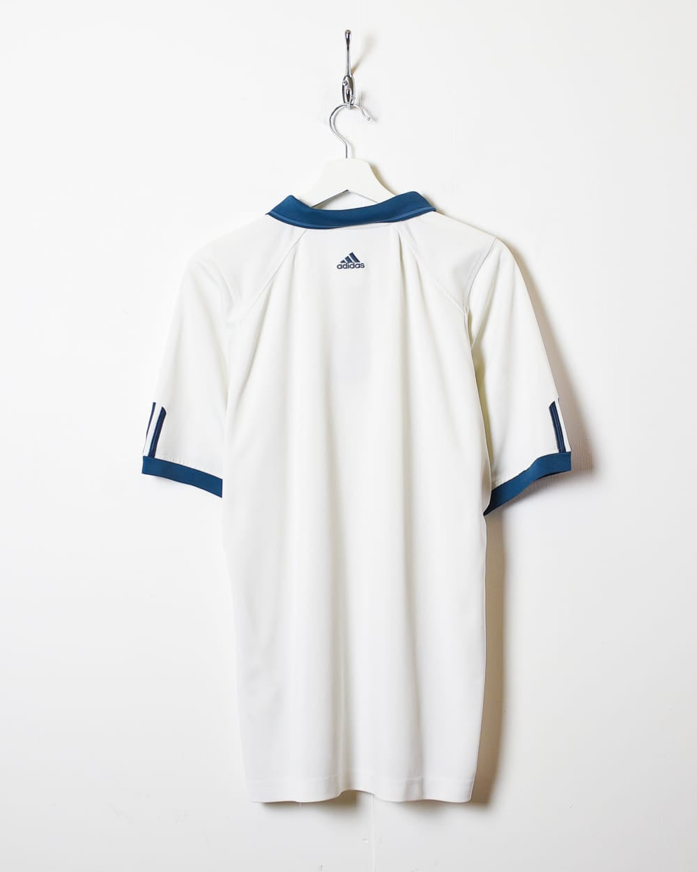 White Adidas Polo Shirt - X-Large