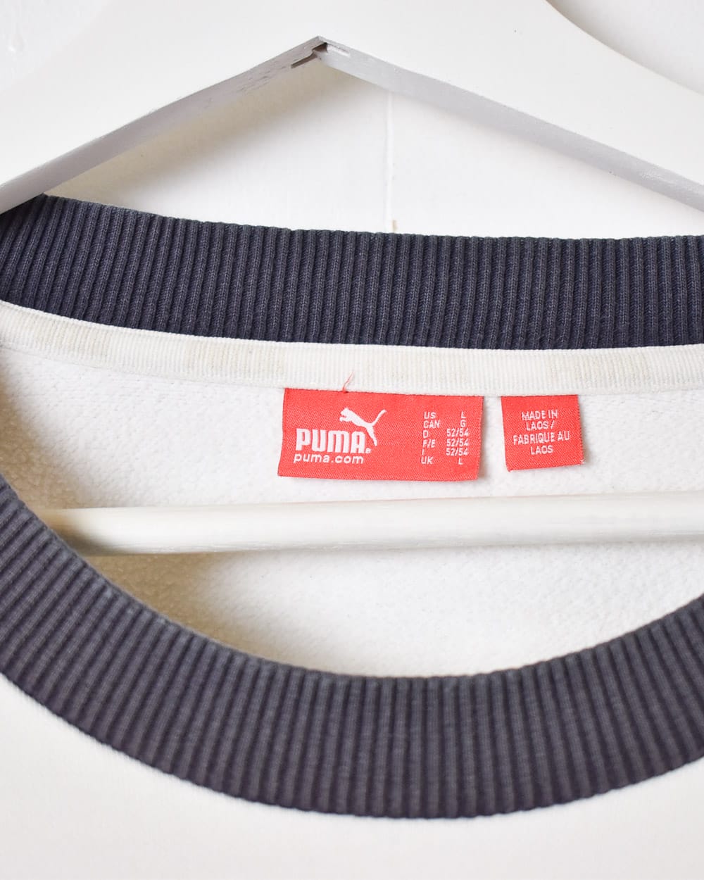 White Puma Sweatshirt - Large