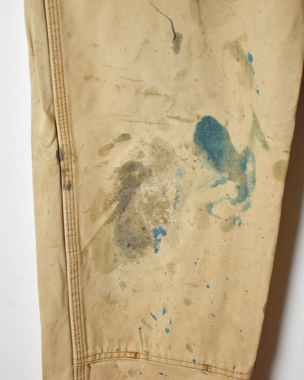 Neutral Dickies Distressed Double Knee Carpenter Jeans - W36 L33