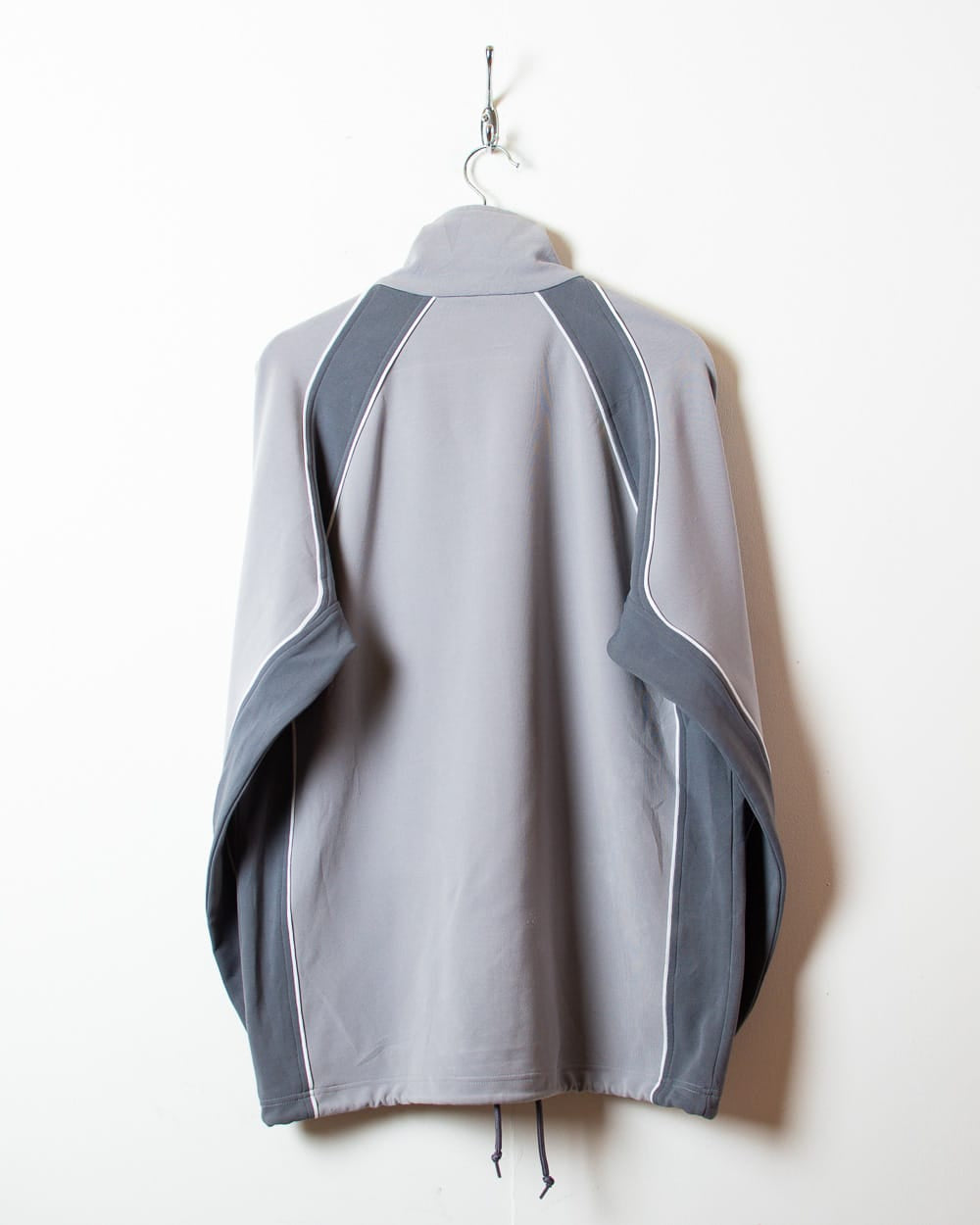 Grey Kappa Tracksuit Top - Large