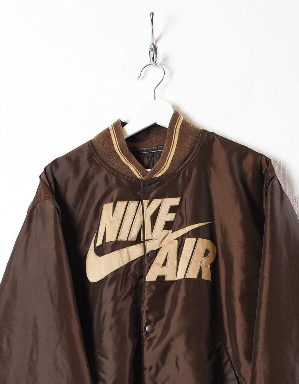 Brown Nike Air Varsity Jacket - Medium